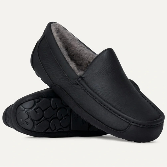 UGG Ascot Slipper Matte Leather - Picture 1 of 8